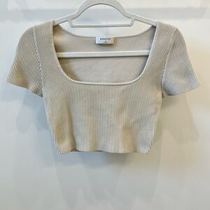 Aritzia Babaton square neck top